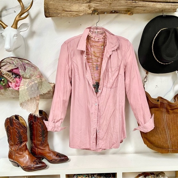 Free people Sleeveless boho Top/tank wrap around style w beach resort vacay vibe - Picture 5 of 14